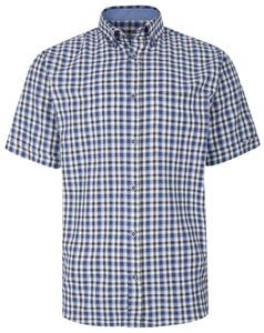 KAM Lässiges Karohemd Blau